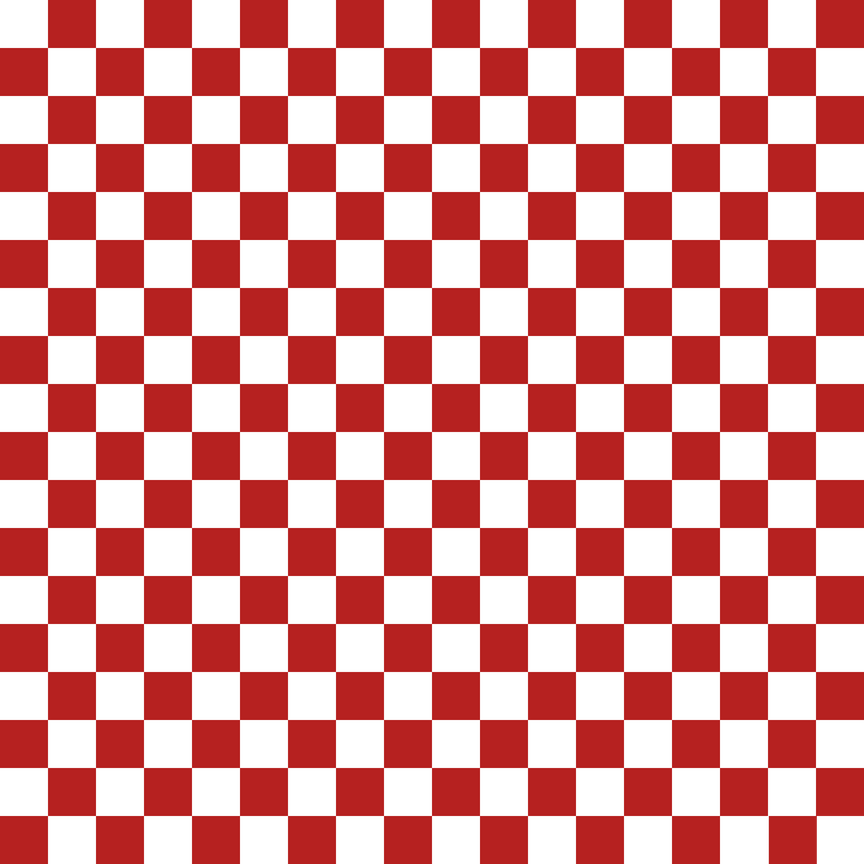 Red and White Checkered Pattern